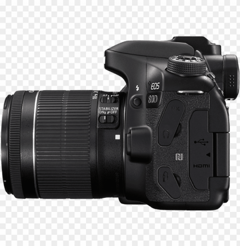 download canon 80d dslr camera transparent - canon eos 80d 18 55mm PNG clear images