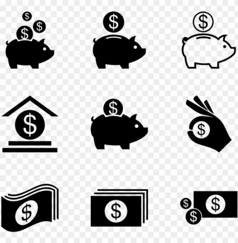 download currency exchange icon packs svg psd - save money ico Free PNG images with transparent background