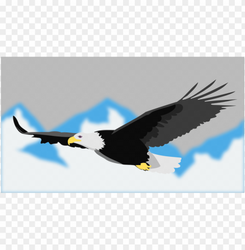 download eagle logo vector with color clipart steller's - burung elang kartun vektor PNG graphics with clear alpha channel selection
