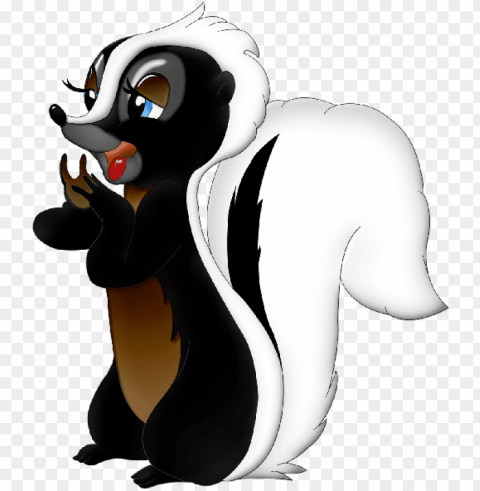 download - flower the skunk clipart Clear PNG graphics free