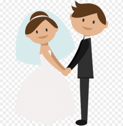 download free image and wedding couple - clipart bride and groom PNG Graphic with Transparent Background Isolation