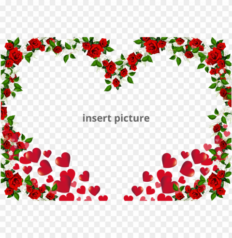  printable heart shape frame - picture frame PNG images with no background free download