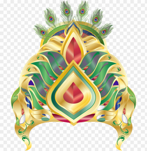 download from pixabay - krishna crown Isolated Item on Transparent PNG