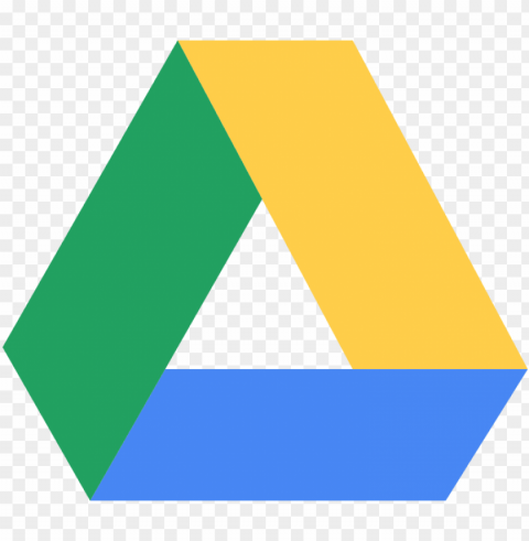 download - google drive logo HighQuality PNG Isolated on Transparent Background