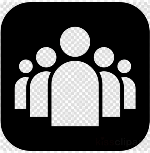 download group of people icon white clipart computer - people icon white Clear Background Isolation in PNG Format