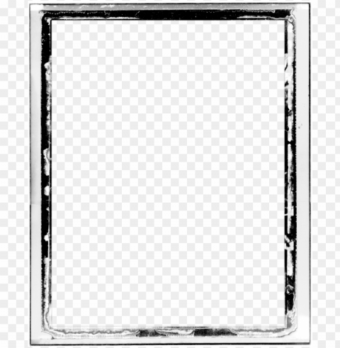 download old time border transparent clipart black - old photo border PNG images with alpha channel diverse selection
