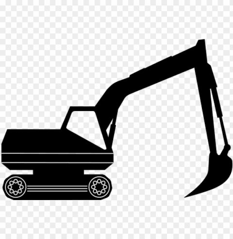 download picture - excavator clipart black and white PNG Image Isolated with Clear Transparency