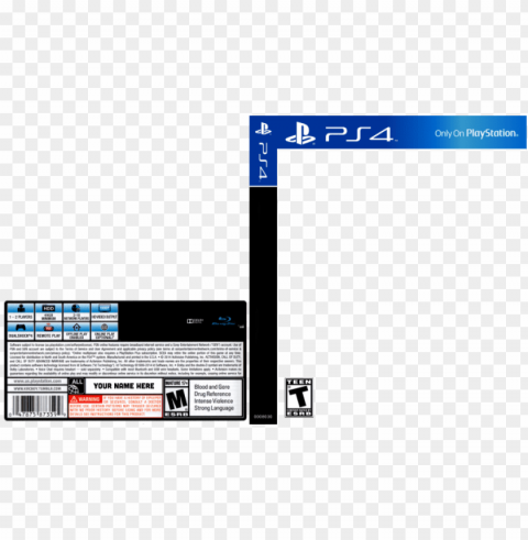 download - playstation 4 cover template Transparent PNG pictures archive