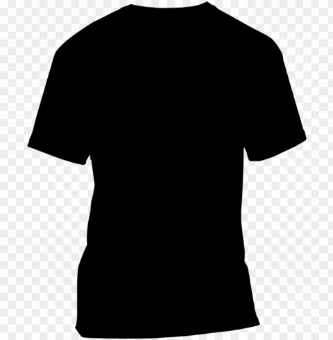 download - t shirt black unisex Clear Background PNG Isolation