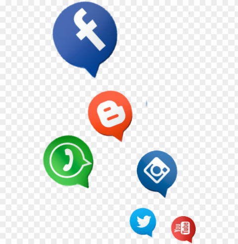 download social media - social media for editi Clear background PNG graphics