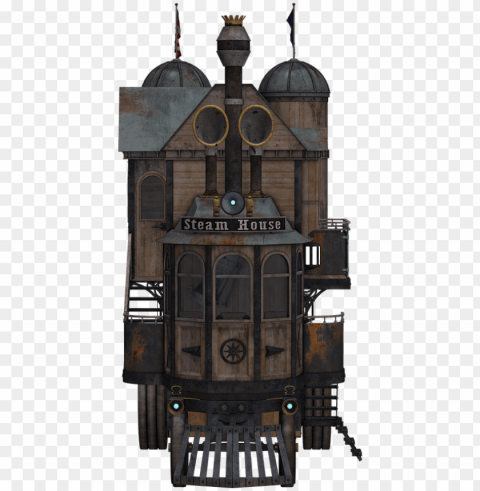 download - steampunk building PNG images with transparent canvas