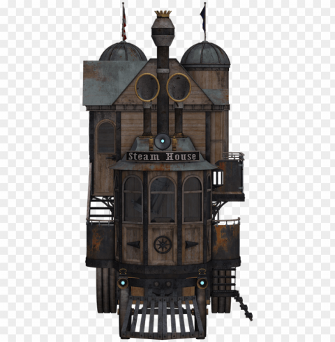 Download - Steampunk Building PNG Images With Transparent Canvas