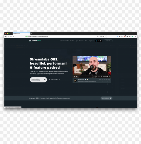 Download Streamlabs Obs From Streamlabs Official Download - Streamlabs Obs Advanced Settings Isolated Graphic On Clear Transparent PNG