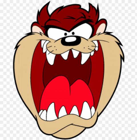 download tazmanian logo tasmanian devil looney tunes - tasmanian devil cartoon face Transparent background PNG artworks