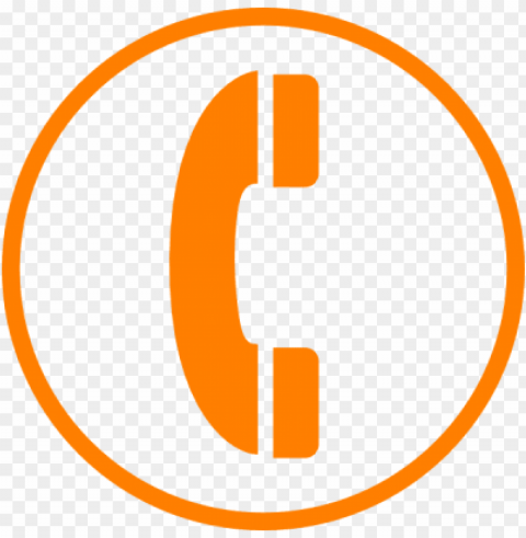 download telephone free transparent image and clipart - orange phone clipart PNG design