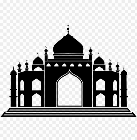 download vector siluet masjid cdr & hd - islamic architecture clipart PNG graphics with transparent backdrop
