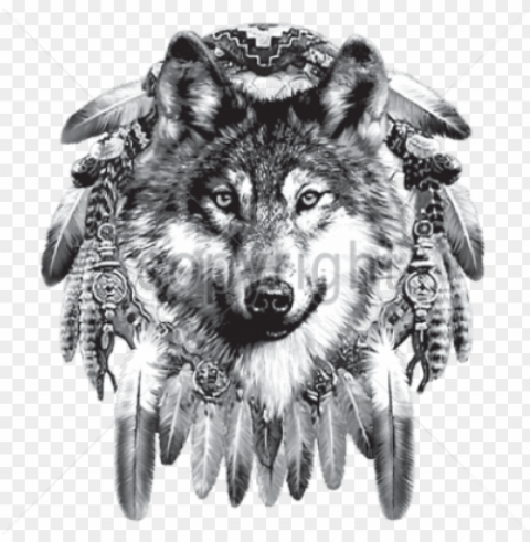 download wolf tattoos free image and - attrape reve loup tatouage PNG with transparent backdrop PNG transparent with Clear Background ID e7b050b6