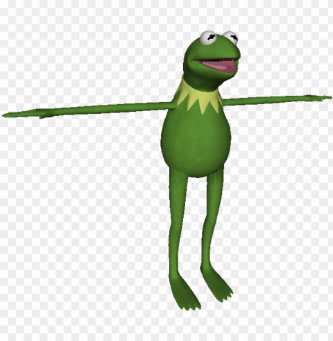 download zip archive - kermit the frog t pose Transparent background PNG artworks