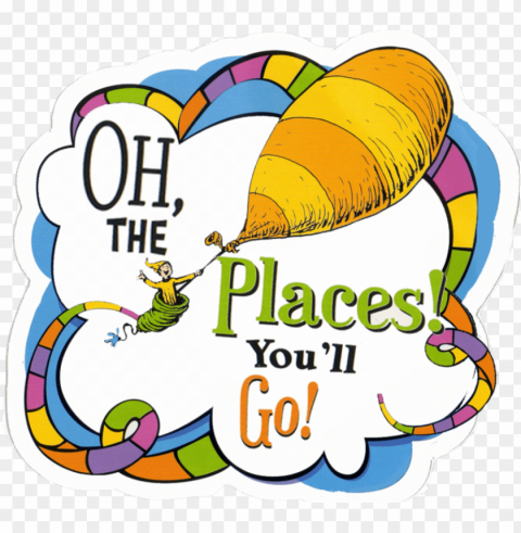 dr seuss oh the places you ll go balloons PNG images alpha transparency