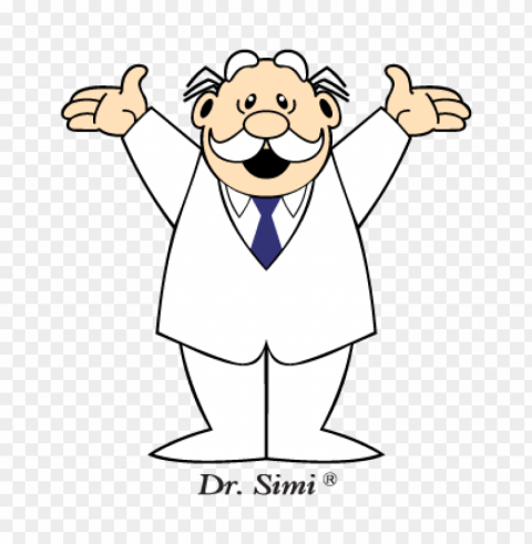 dr simi farmacias similare vector free download Isolated Character on HighResolution PNG