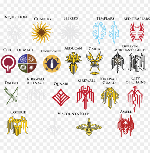 dragon age symbols and meanings - dragon age symbols PNG images alpha transparency