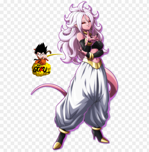 dragon ball fighterz - androide 21 dragon ball fighterz PNG transparency