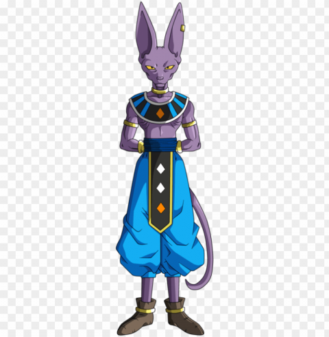 dragon ball super - dbs beerus PNG Isolated Object on Clear Background