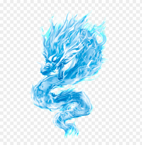 dragon chinese blue HighQuality Transparent PNG Isolated Art PNG transparent with Clear Background ID 6872193b