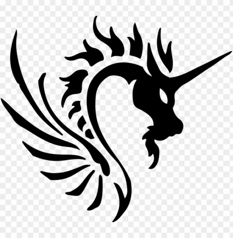 dragon computer icons tattoo visual arts symbol - tribal clipart Transparent PNG Object with Isolation