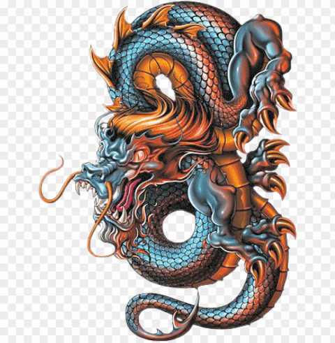 dragon sketchbook - google search - dragon tattoo design color Clear PNG image
