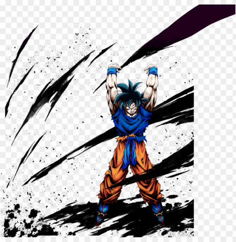 dragonball legends-goku - dragon ball legends artwork ClearCut Background PNG Isolated Subject