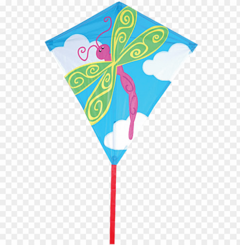 dragonfly diamond kite - diamond shaped kite 80cm - dragonfly PNG transparency
