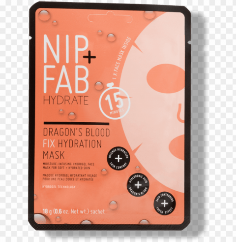 dragon's blood fix hydration mask nip fab - nip fab sheet mask PNG images with alpha transparency wide collection