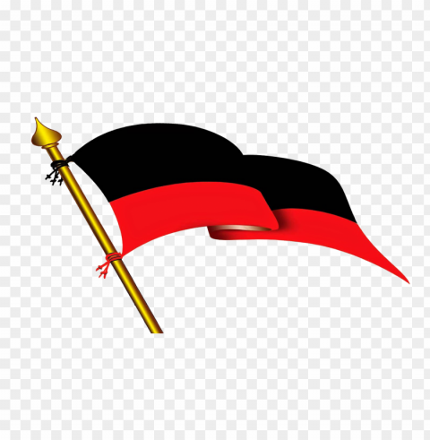 Dravida Munnetra Kazhagam flag Clear Background Isolated PNG Graphic