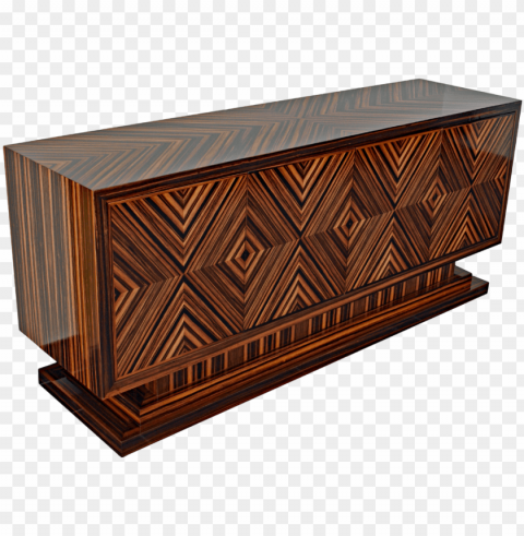drawing basic design principles and wood selection - art deco sideboard lo Isolated Character on HighResolution PNG