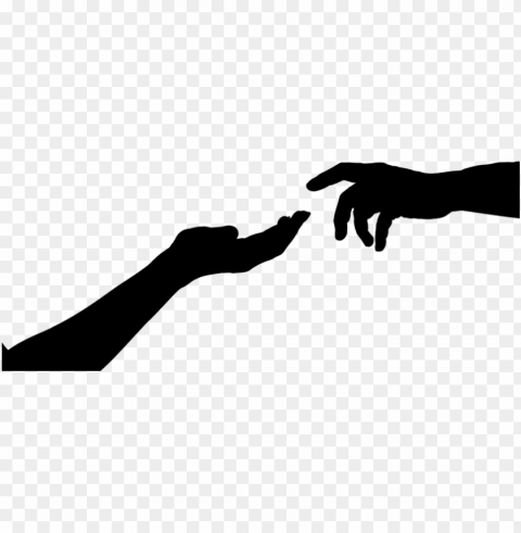 drawing hand arm silhouette thumb - hands reaching clipart PNG images with clear backgrounds