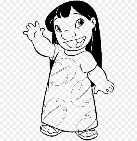 drawing lilo stitch 171 - coloring pages disney lilo and stitch PNG files with clear background collection