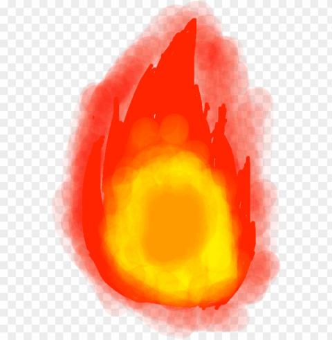 drawing - normal fire - illustratio Clean Background Isolated PNG Art