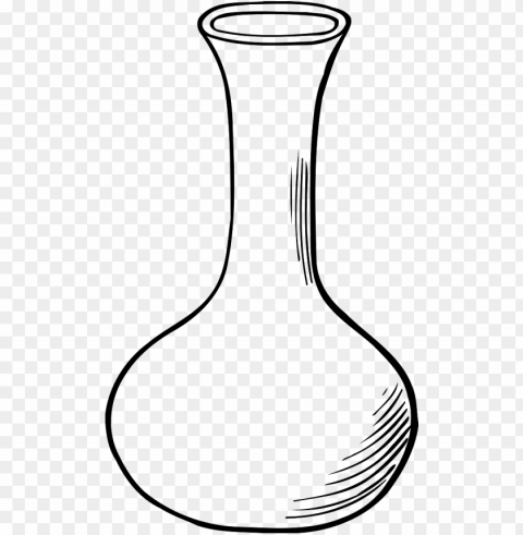 drawing of a flask PNG transparent designs