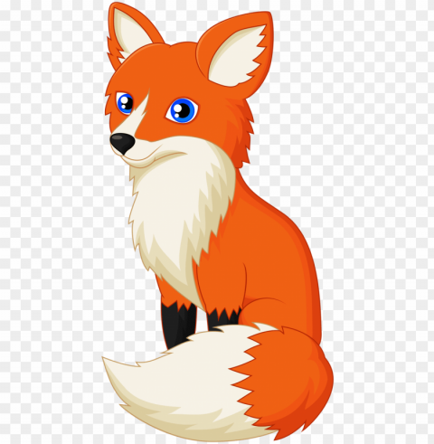 drawing red fox clip art transprent - fox clipart Transparent picture PNG
