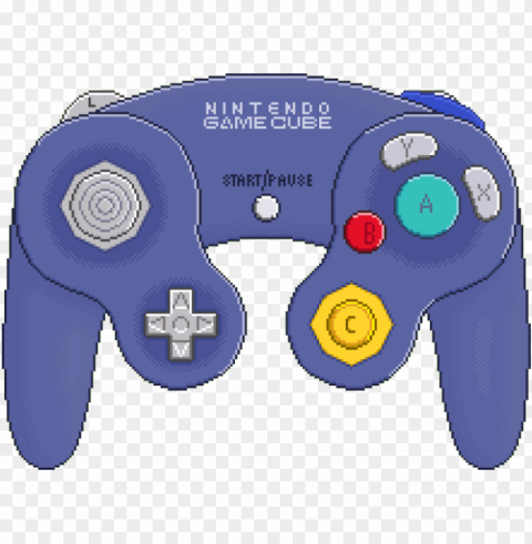 drawn controller gamecube - pixel gamecube controller Alpha channel PNGs