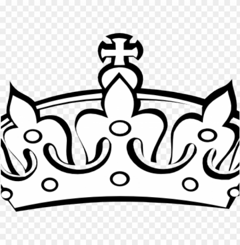 drawn crown tilted - white king crown HighResolution PNG Isolated Artwork