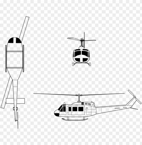 drawn helicopter huey helicopter - bell uh 1 huey diagram High-resolution transparent PNG images