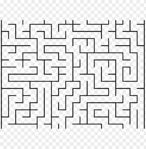 drawn maze transparent PNG image with no background