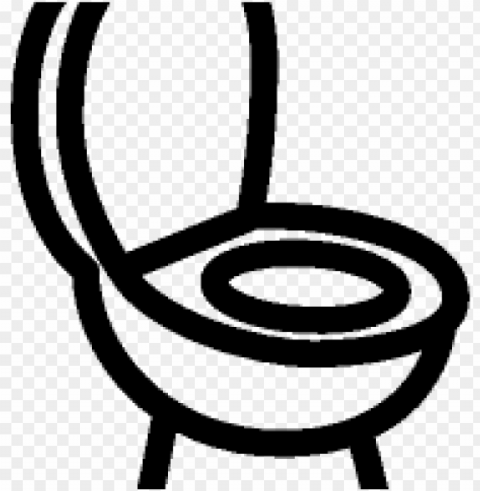drawn toilet icon - toilet svg file PNG Image with Clear Background Isolation