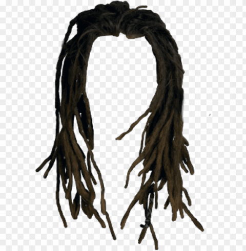 dreadlocks transparent Clean Background Isolated PNG Design