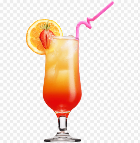 drink clipart hd images - tequila sunrise cocktail PNG high quality