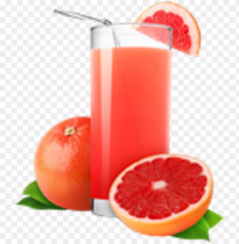 drink fruits juice - glass of grapefruit juice Isolated Element in Clear Transparent PNG