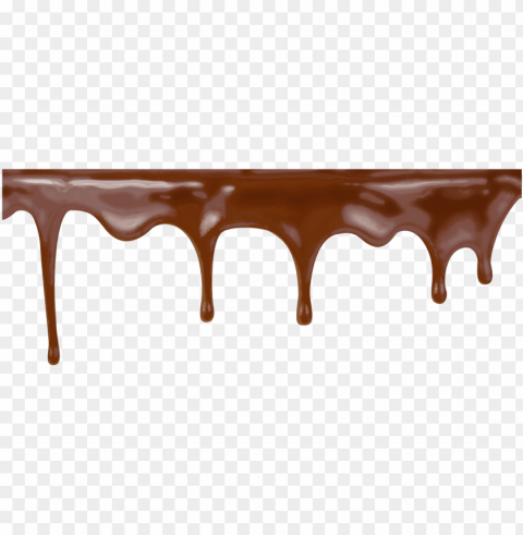 dripping chocolate - ice cream melt Free PNG