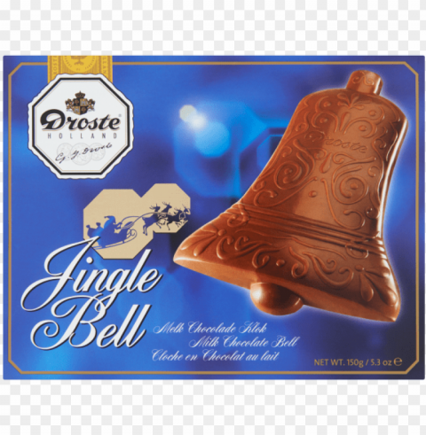droste jingle bell milk chocolate bell 150 g - droste Isolated Character in Clear Background PNG